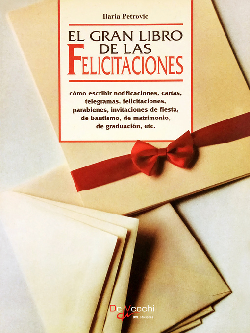 Title details for El gran libro de las felicitaciones by Ilaria Petrovic - Available